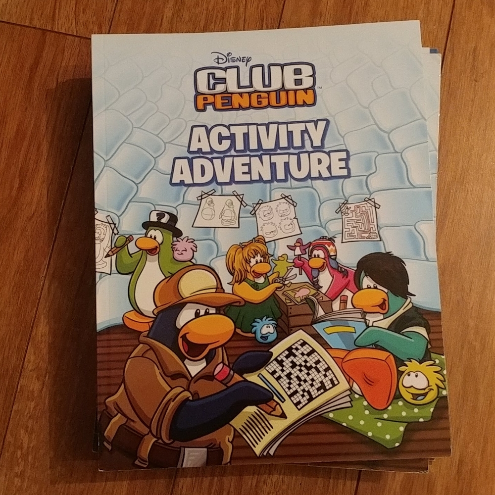 Disney Club penguin activity adventure book